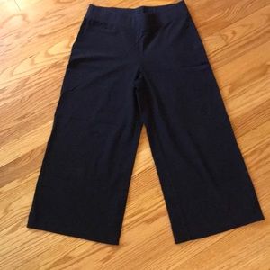 Eileen Fisher cropped crepe pants.
